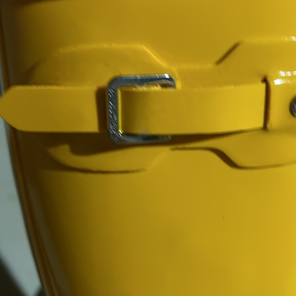 Hunter original kids gloss yellow boots - Picture 9 of 11